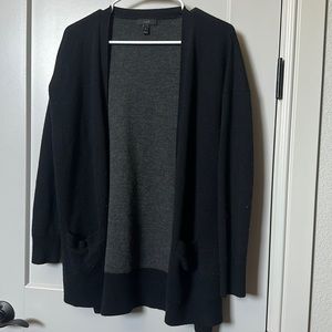 J. Crew merino wool cardigan black size small